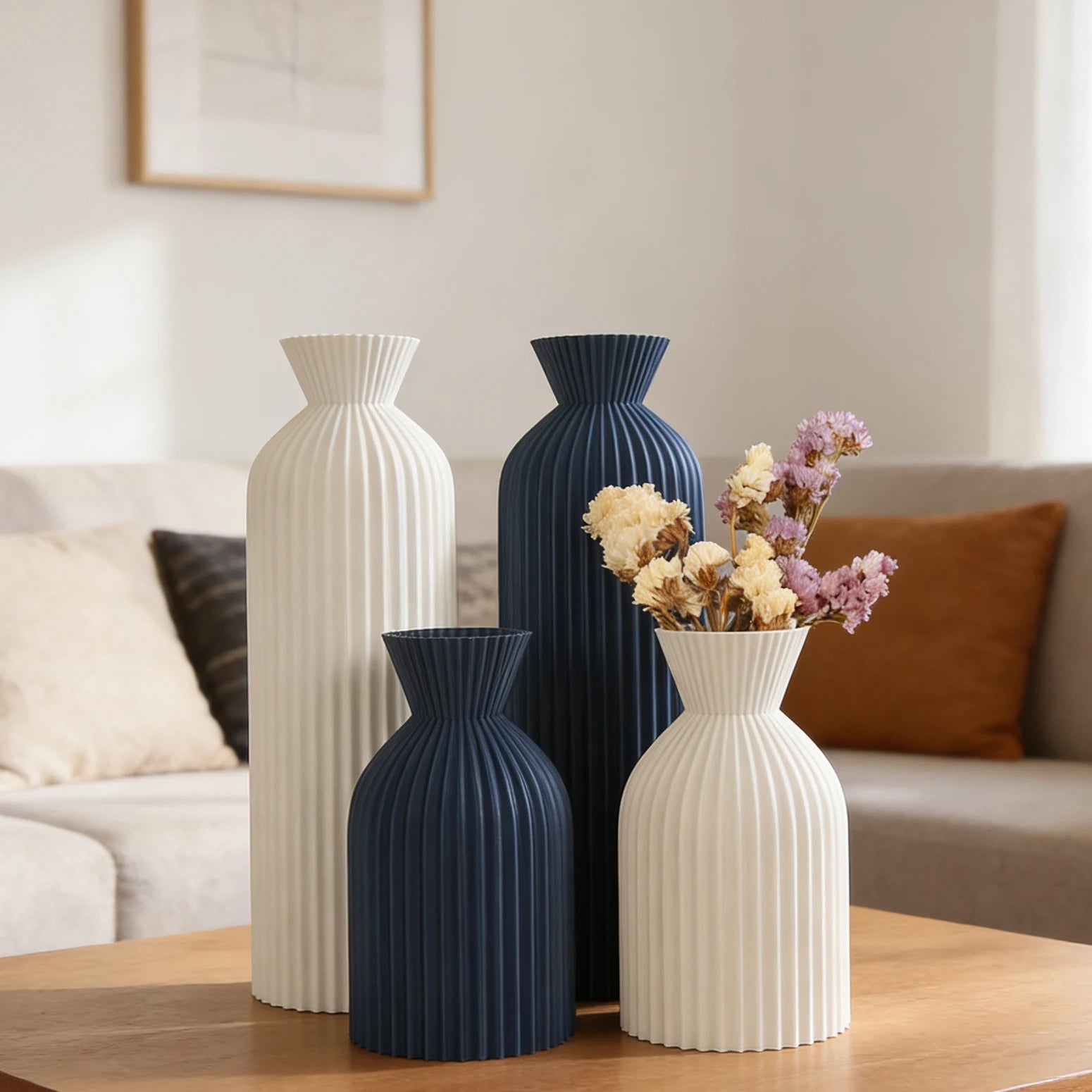Jarrón Decorativo Estilo Japonés | Diseño Minimalista para Espacios Modernos