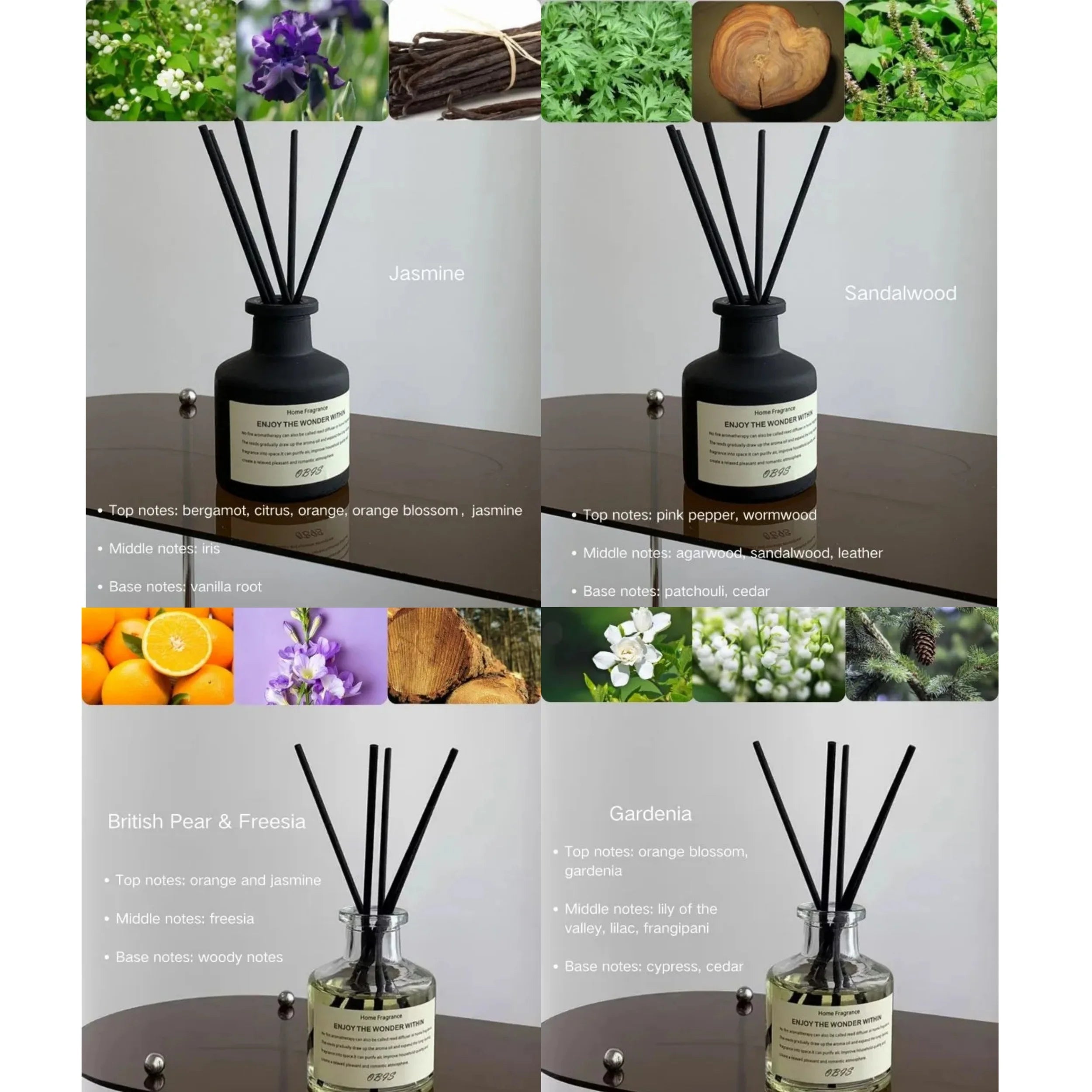 Difusor de Aroma con Varillas | Fragancia Floral para un Ambiente Relajante